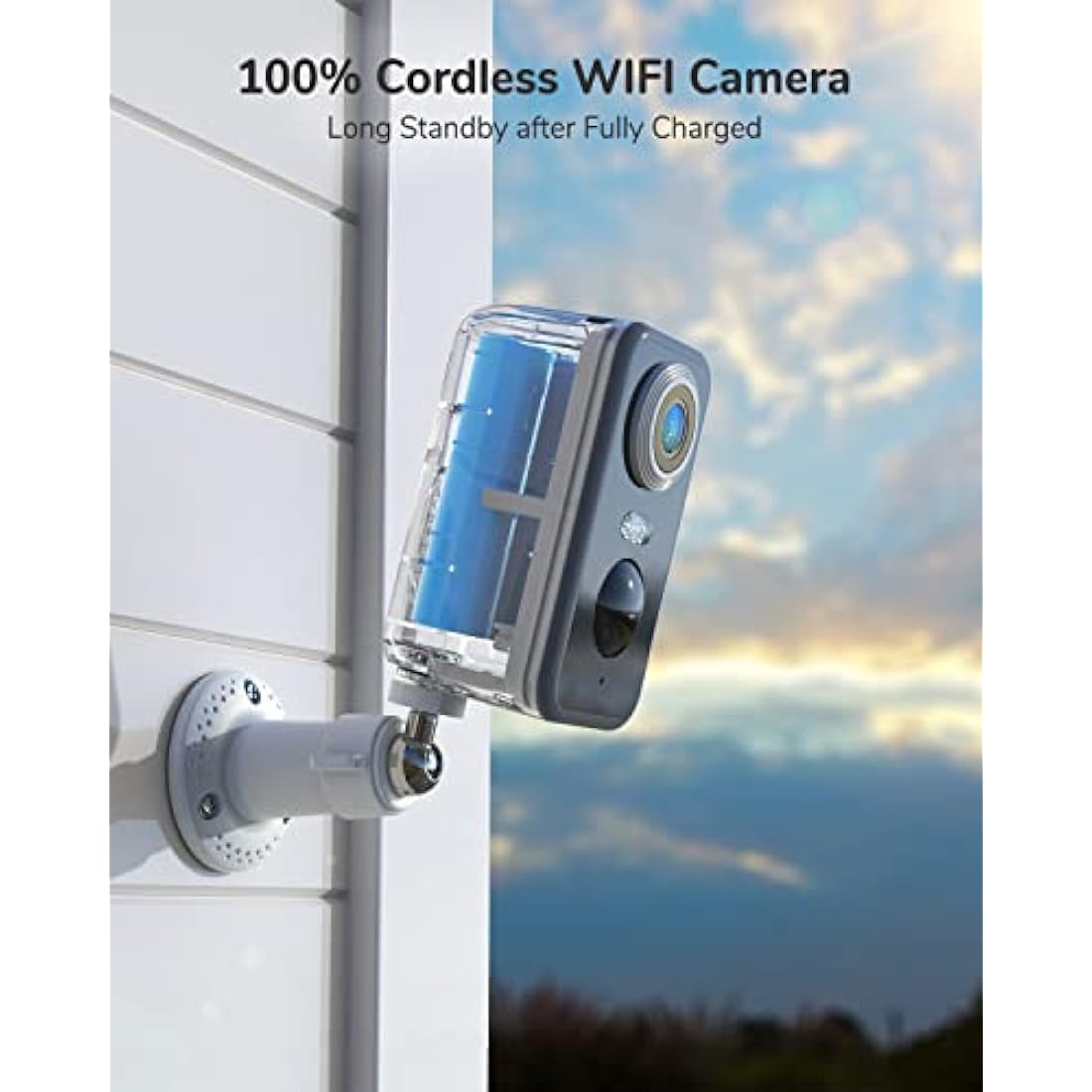 DEATTI 2K Wireless Security Camera – Battery Powered Outdoor CCTV