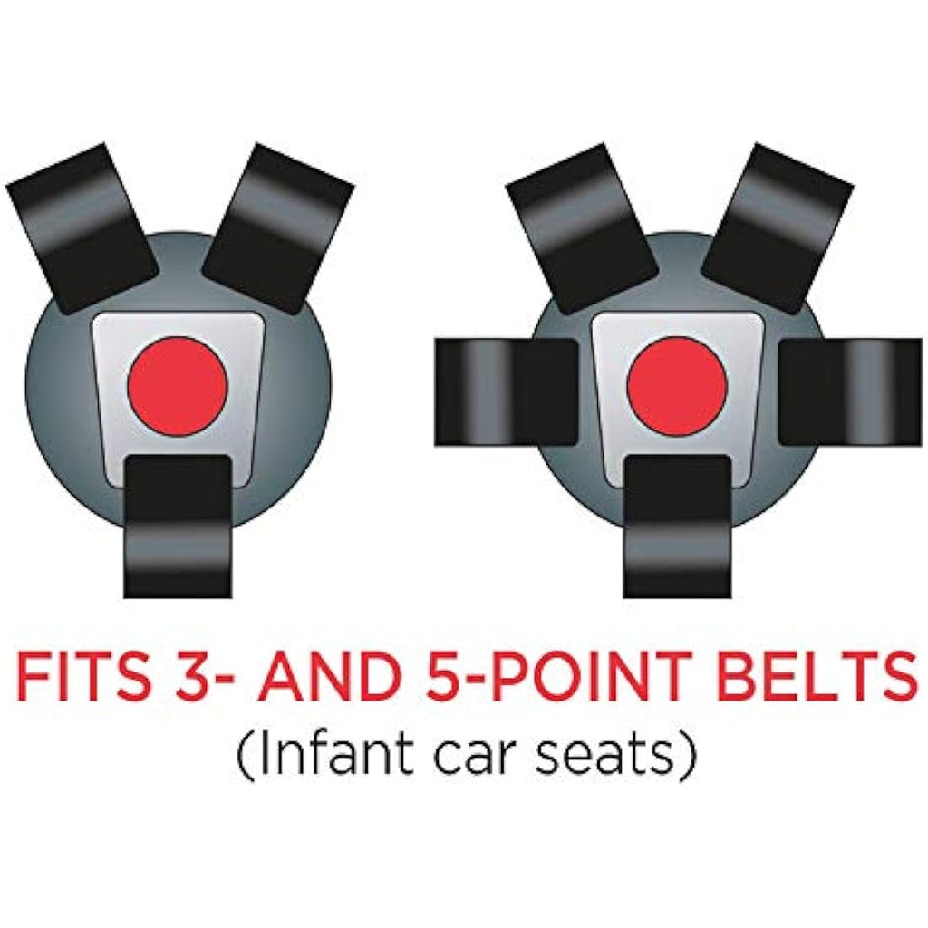 Dooky Universal Car Seat Belt Pads – 3-Piece Harness Strap Set, Dandelion