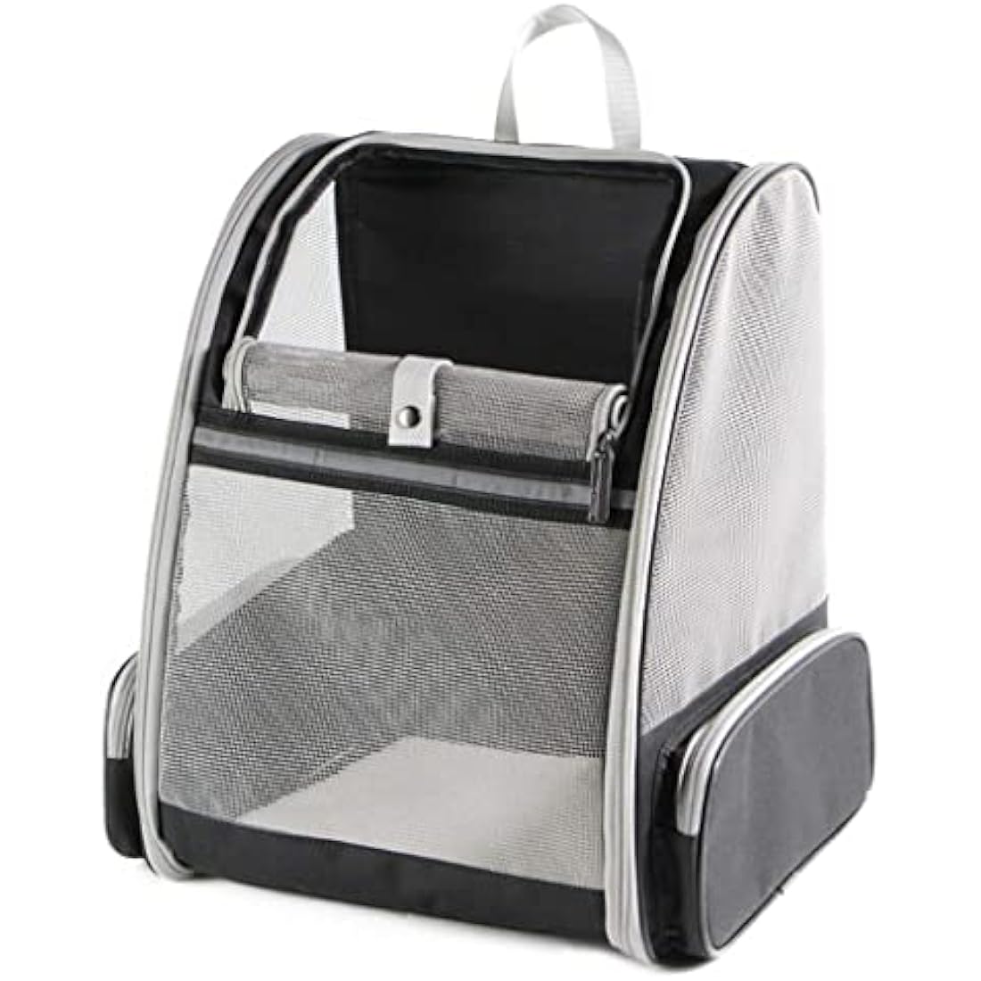 Pet Carrier Backpack – Foldable Mesh Bag for Cats & Dogs