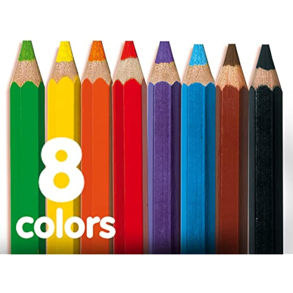SES Creative My First Coloured Pencils – Kids Art Drawing Set (12 Pack)
