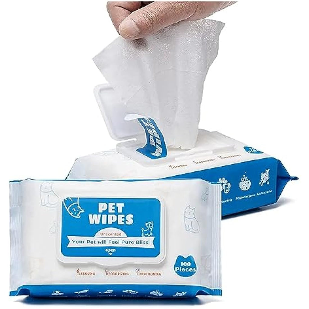 All-Purpose Pet Wipes for Dogs & Cats - Alcohol-Free (180ct)