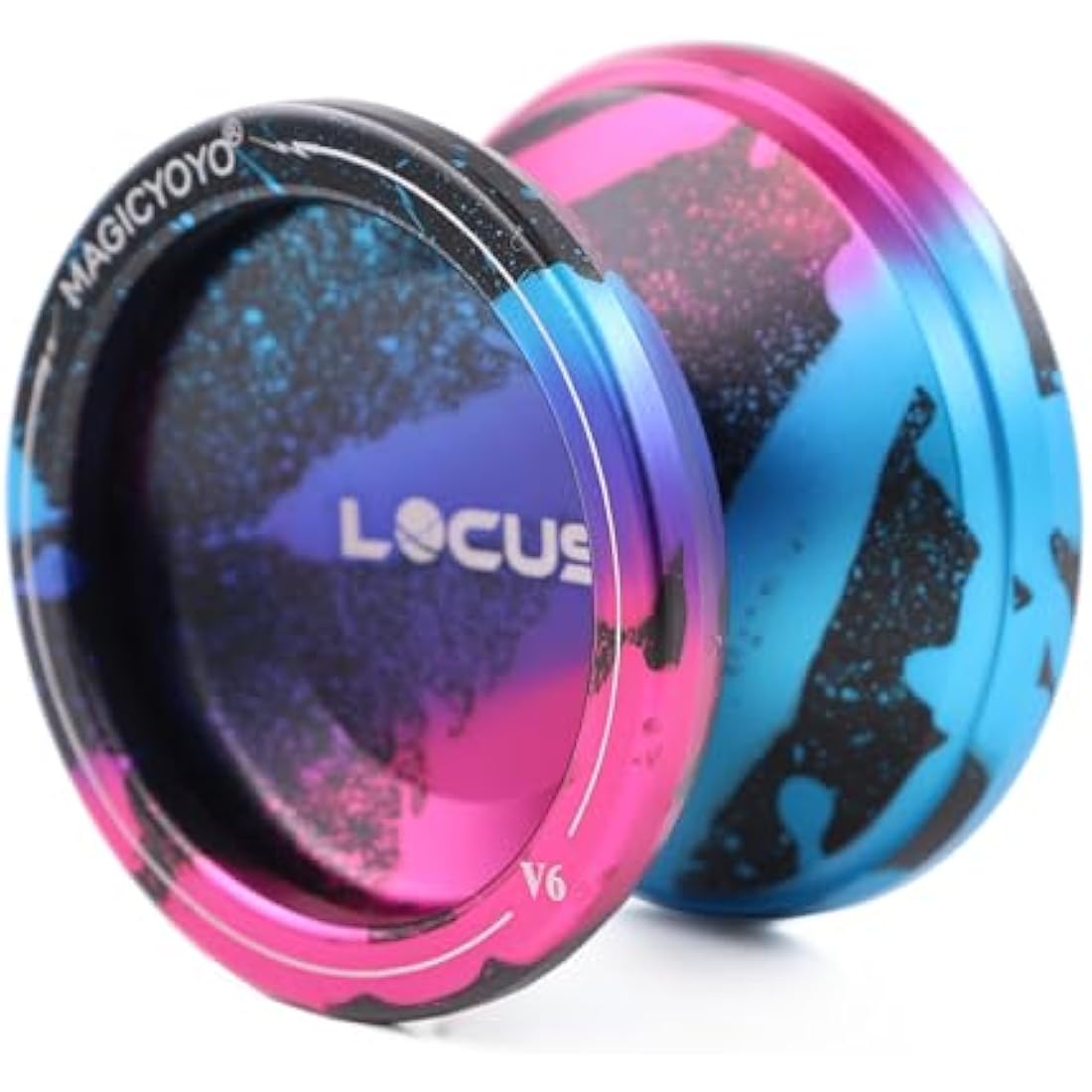 MAGICYOYO V6 Locus Responsive Metal Yoyo Kit - Blue, Pink & Black