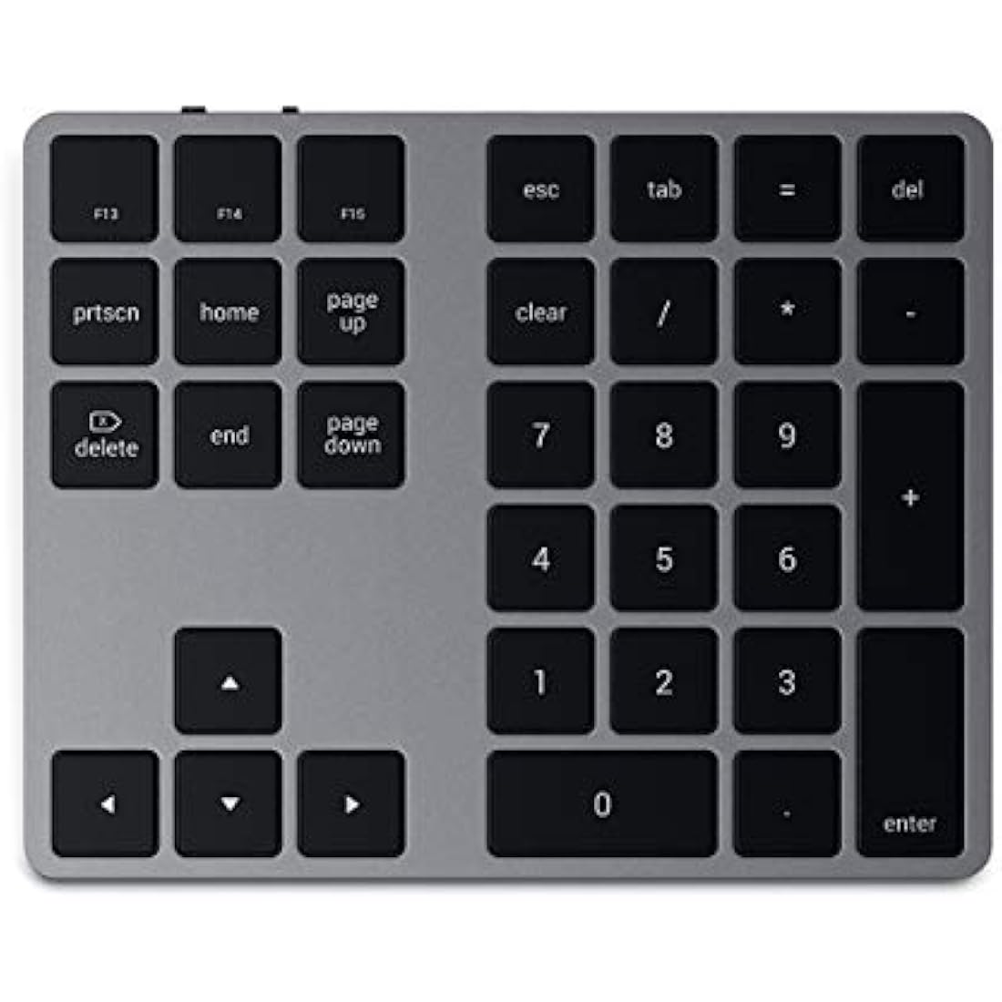 Satechi Bluetooth Extended Numeric Keypad – Slim Aluminum USB-C Rechargeable