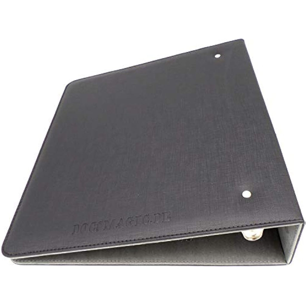 docsmagic.de 3-Ring Premium Album Black with 100 9-Pocket Pages