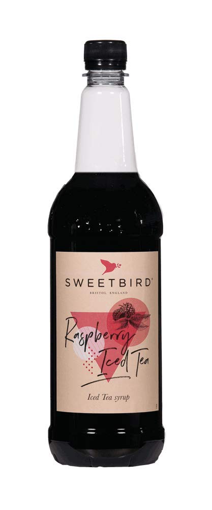 Sweetbird Raspberry Iced Tea Syrup – Vegan & Vegetarian – 1 Litre