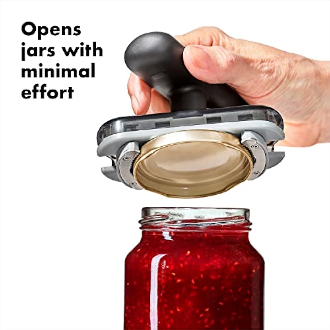 OXO Good Grips Jar Opener with Basepad – Ergonomic Kitchen Tool, Black