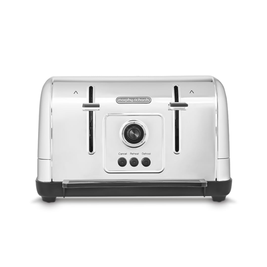 Morphy Richards Venture 4 Slice Toaster | Brushed Stainless Steel