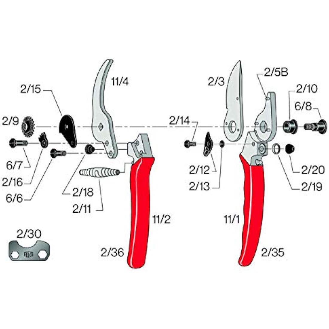Felco 11 Secateurs – Large Hand Forged Alloy Professional Pruners