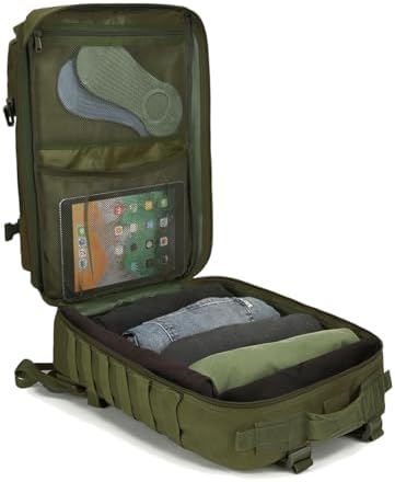 Doshwin 40L Military Tactical Backpack | Molle Camo Hiking Rucksack