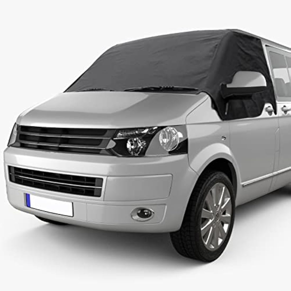 CICMOD VW T5 Windscreen Cover – Black 600D Oxford Sun & Snow Wrap