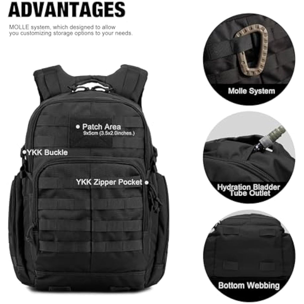 Mardingtop 40L Military Tactical Backpack | Molle Hiking Rucksack