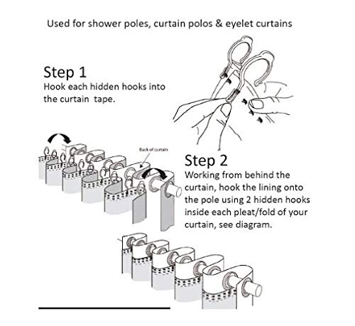 Nopton 100% Blackout Eyelet Curtain Linings - 3 Pass Thermal - 90x90