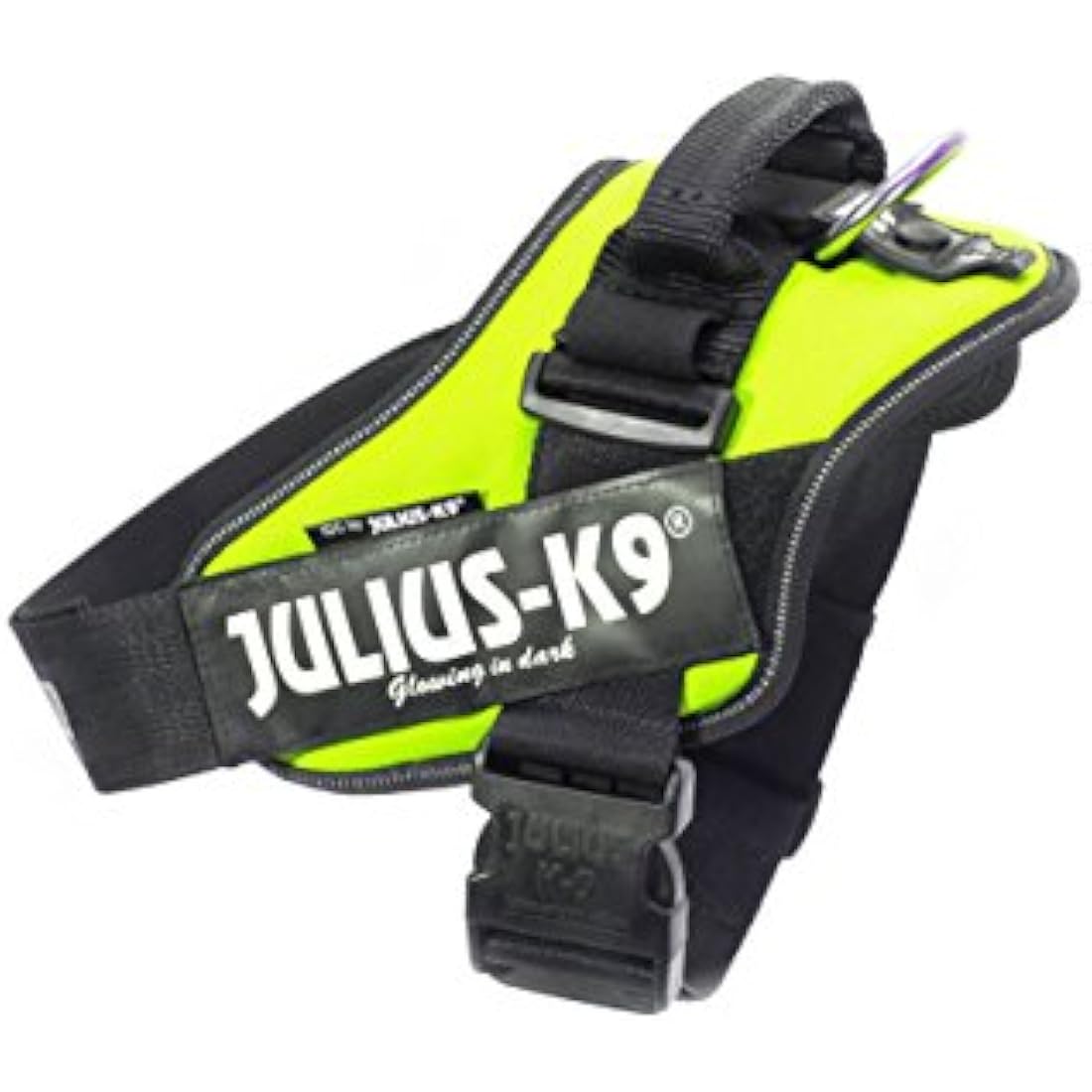IDC Powerharness Dog Harness | Durable Reflective Gear - Neon Green, XL/2