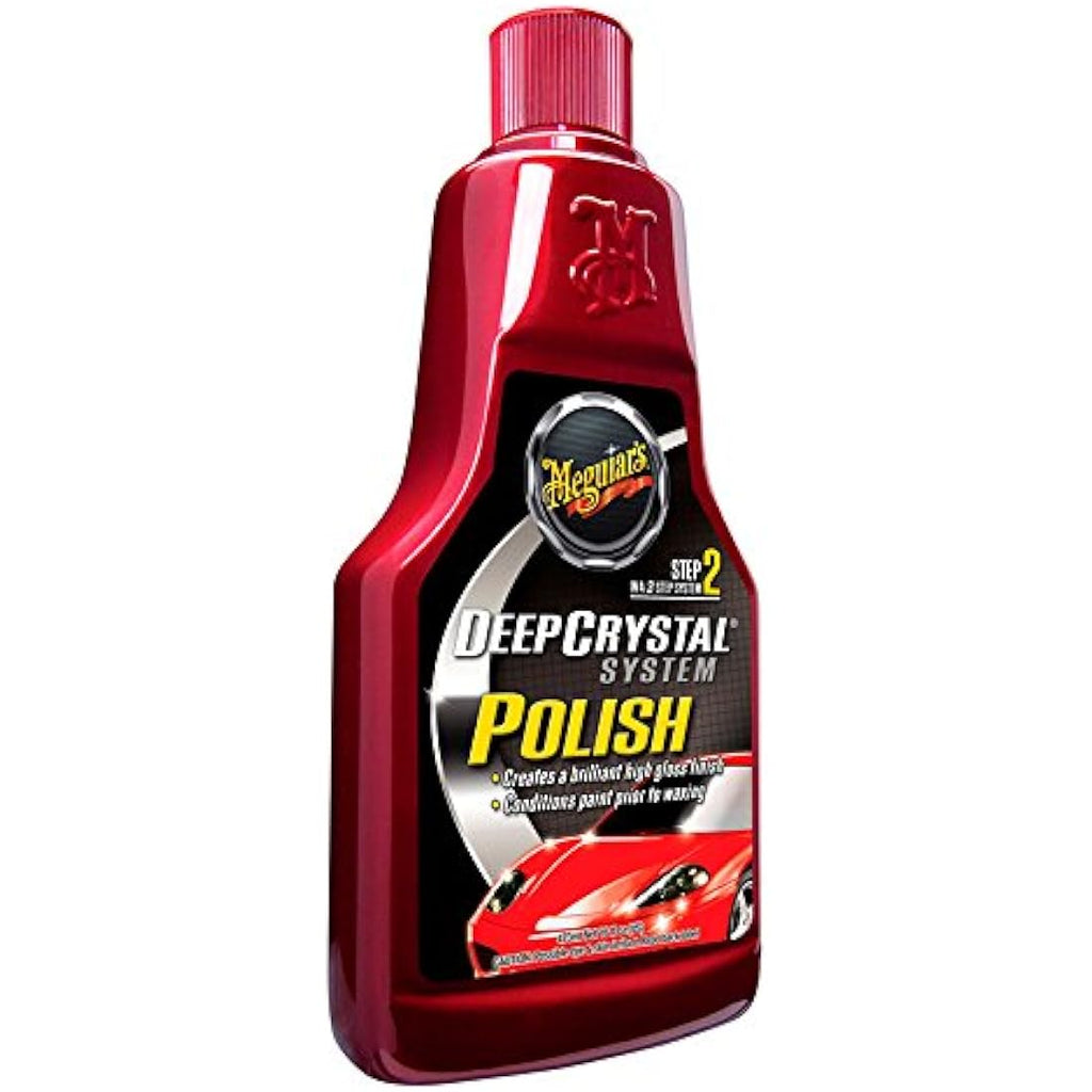 Meguiars Deep Crystal Step 2 Car Polish – High Gloss Paint Care 473ml