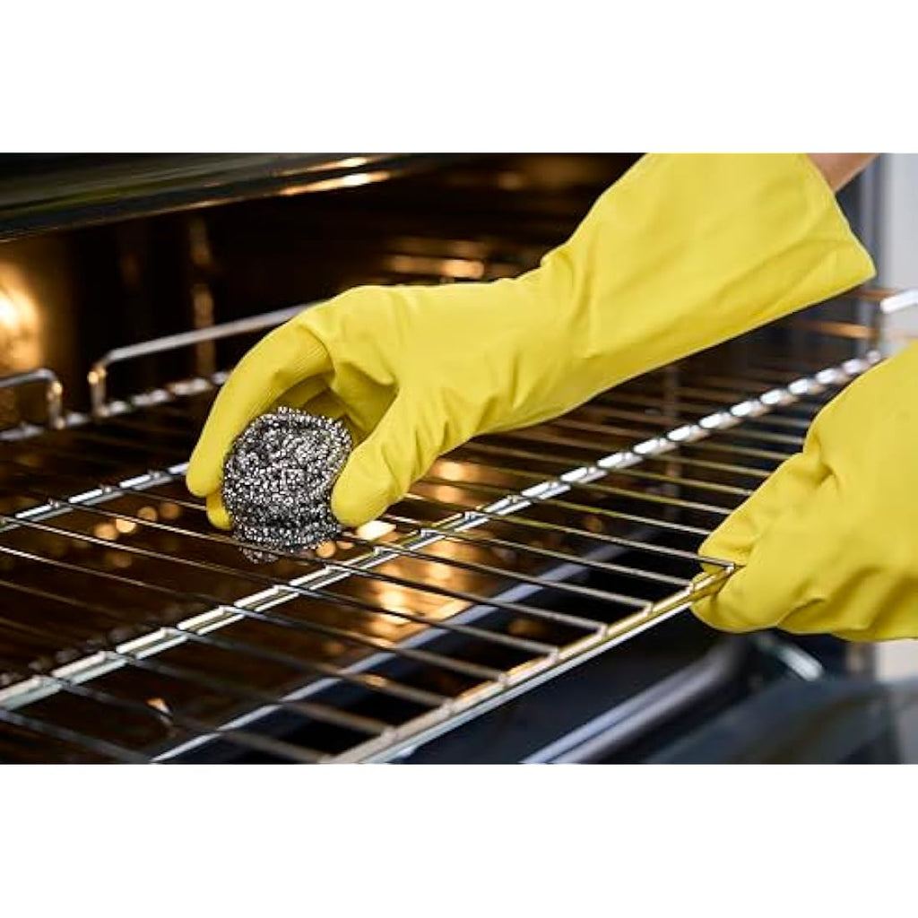 Spontex Stainless Steel Metal Scourers – Heavy Duty 48 Pack
