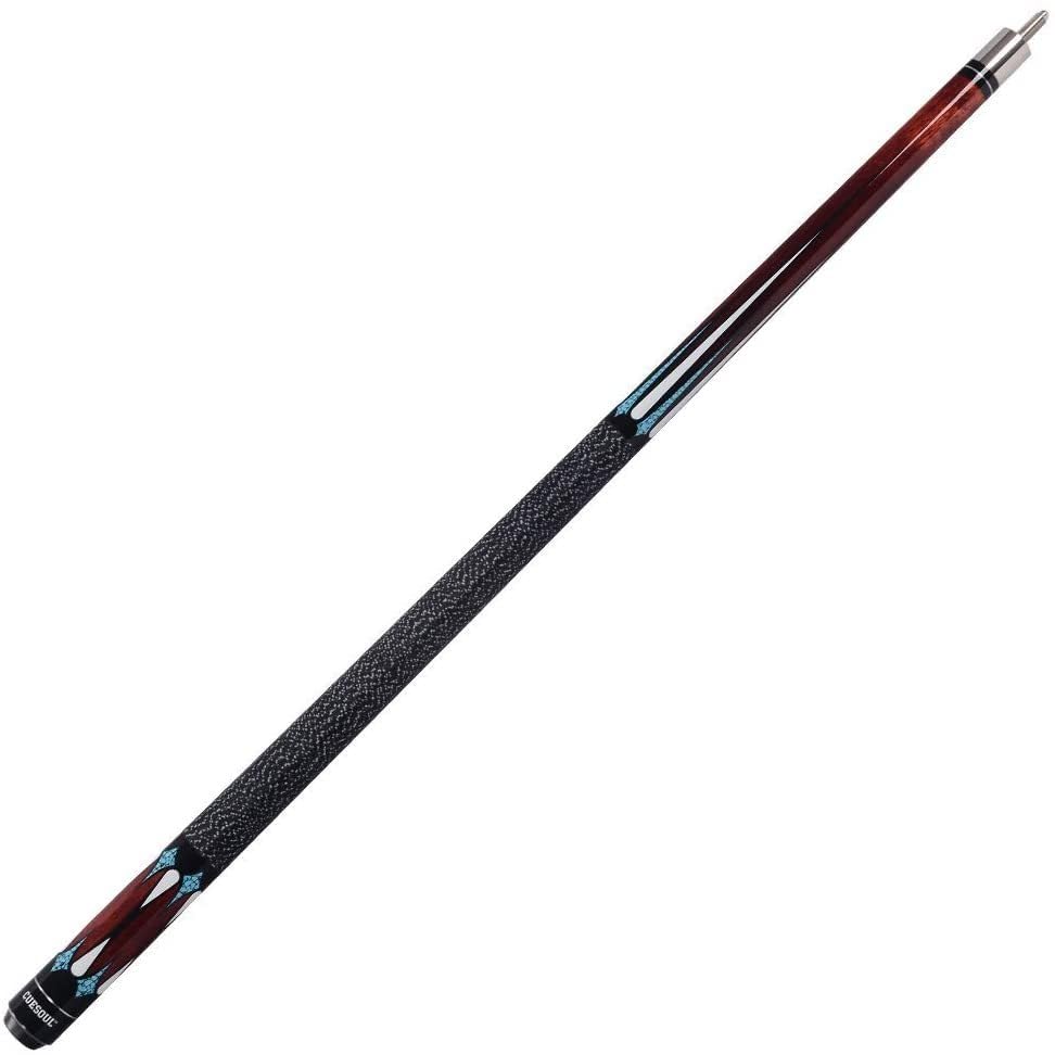 CUESOUL 58 Inch Maple Billiard Pool Cue | 19 Oz 1/2 Jointed Stick