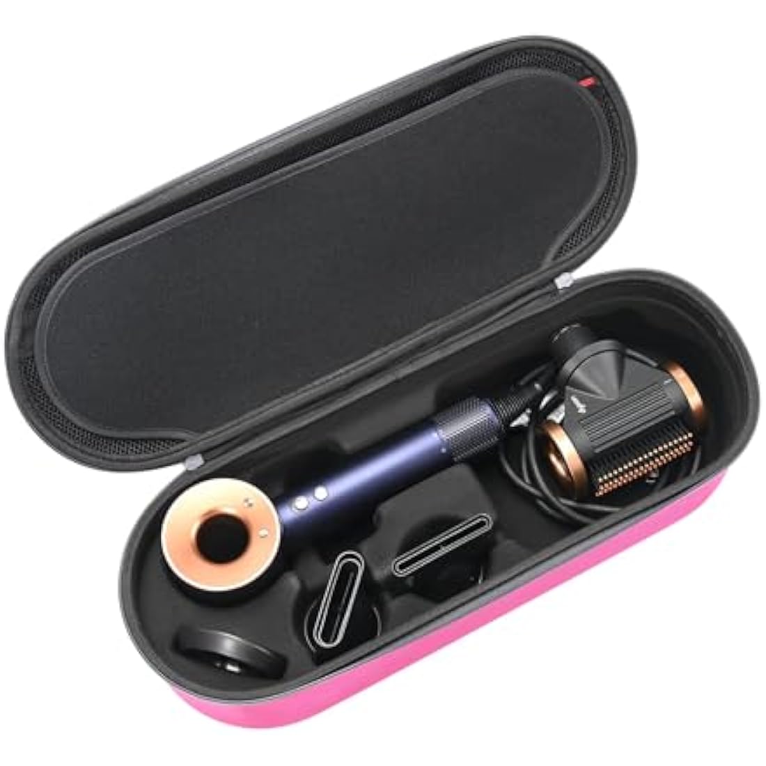RLSOCO Hard Travel Case for Dyson Supersonic Hair Dryer HD15 HD08 – Pink
