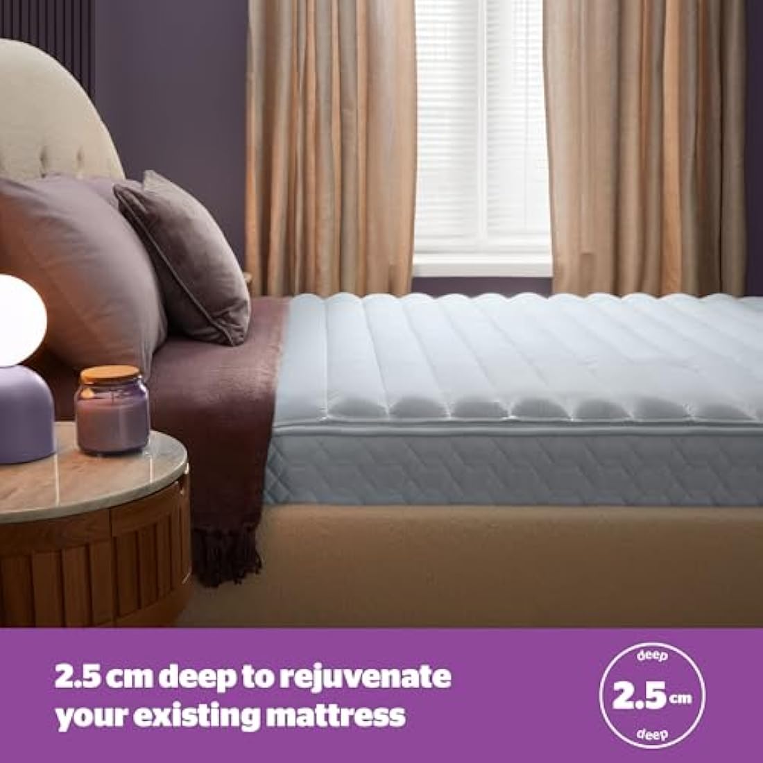 Silentnight Deep Sleep Mattress Topper | King Size Hypoallergenic