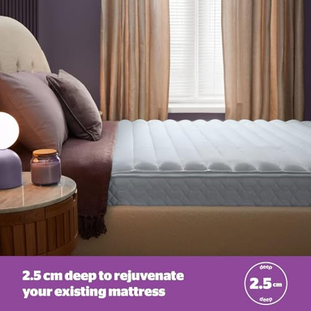 Silentnight Deep Sleep Mattress Topper – Single Hypoallergenic Bed Topper