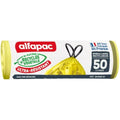 Alfapac Heavy Duty Drawstring Bin Liners - 50L Recyclable Green (10 Pack)