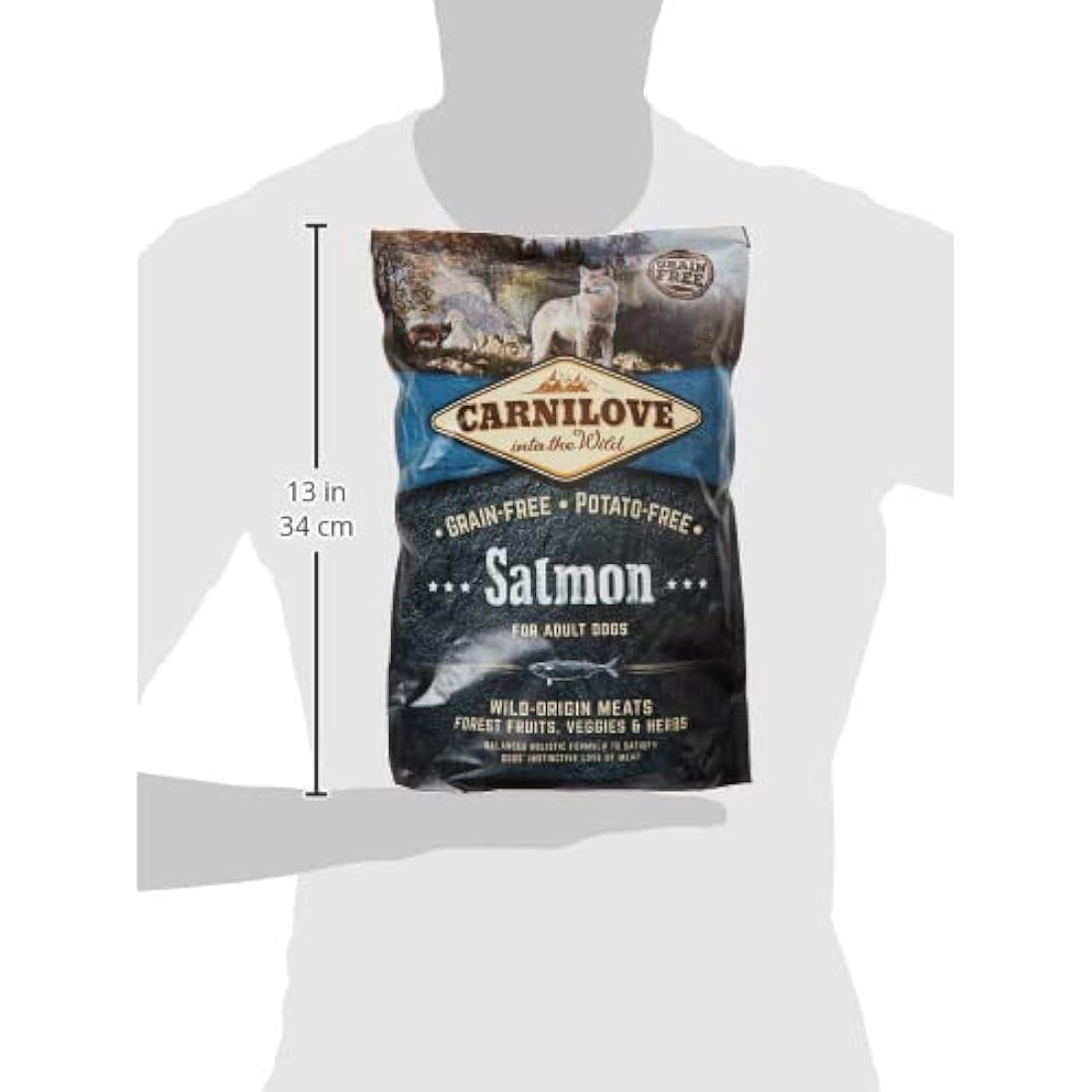 Carnilove Salmon Grain-Free & Potato-Free Adult Dog Food - 1.5 kg