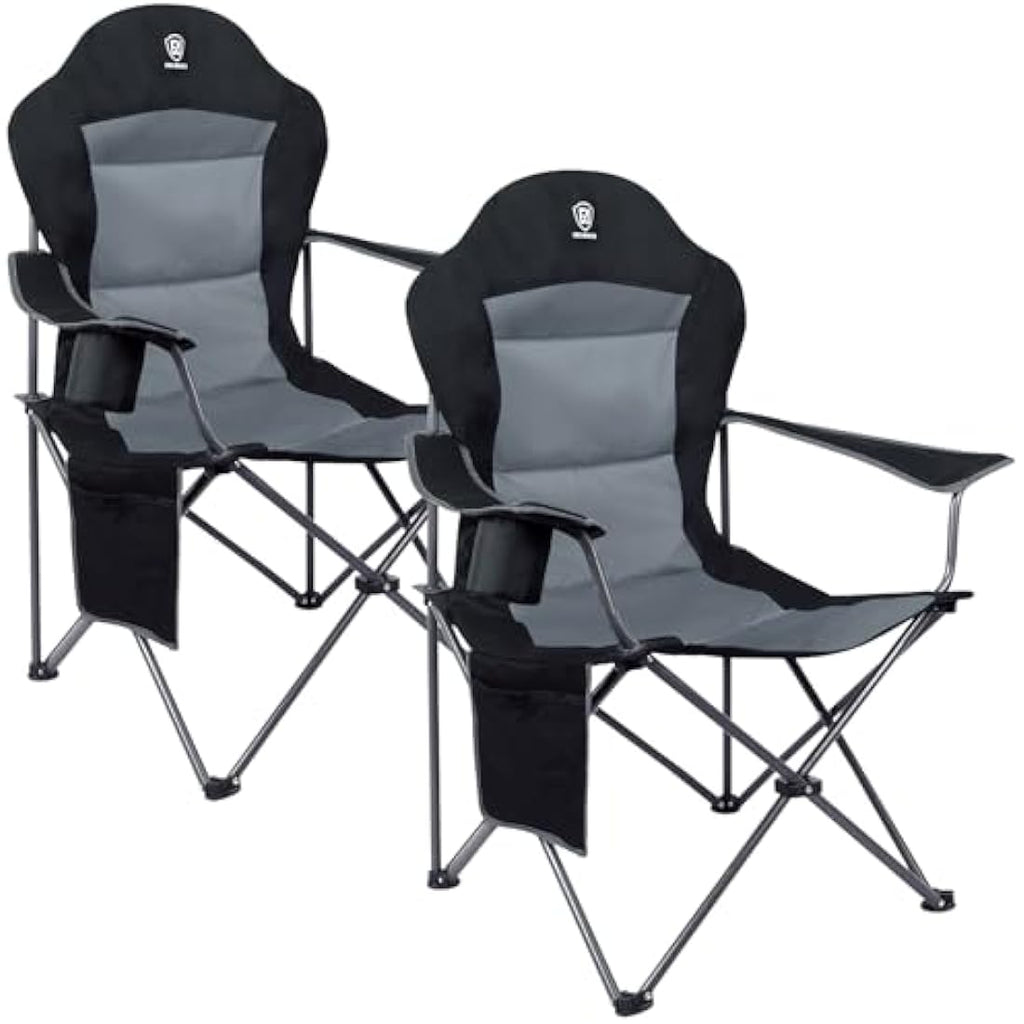 Ever Advanced Heavy Duty Folding Camping Chair | 160kg Oversized Seat
