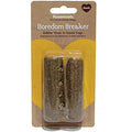 Rosewood Edible Treat 'n' Gnaw Logs – 2-Pack Peanut Small Pet Chew Toys