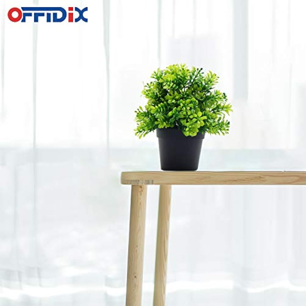 Jolof Store Artificial Eucalyptus Plants - Faux Plastic Greenery with Vase