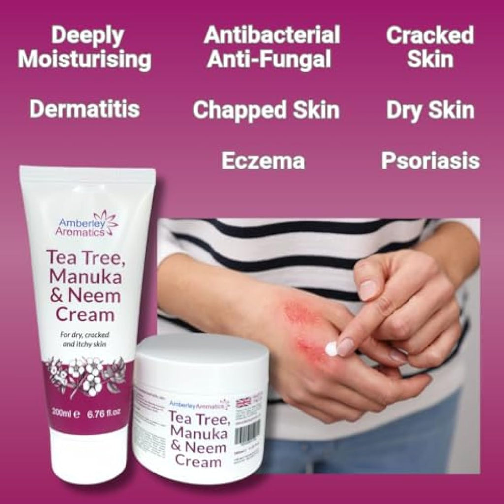 Tea Tree, Manuka & Neem Cream | Natural Antiseptic - 350ml