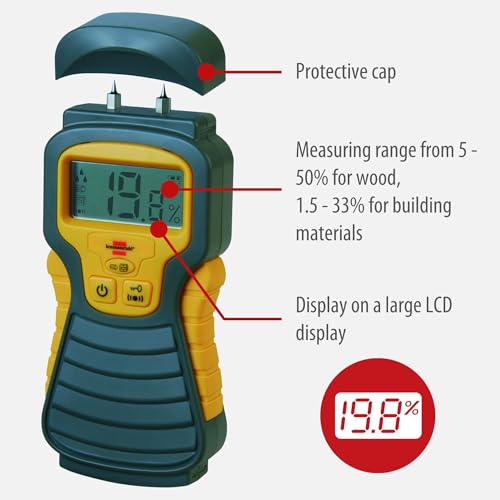 Brennenstuhl Moisture Detector MD | Digital Meter for Wood & Buildings