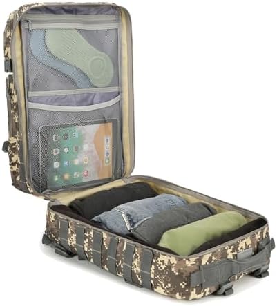 Doshwin 40L Military Tactical Backpack | Molle Camo Hiking Rucksack