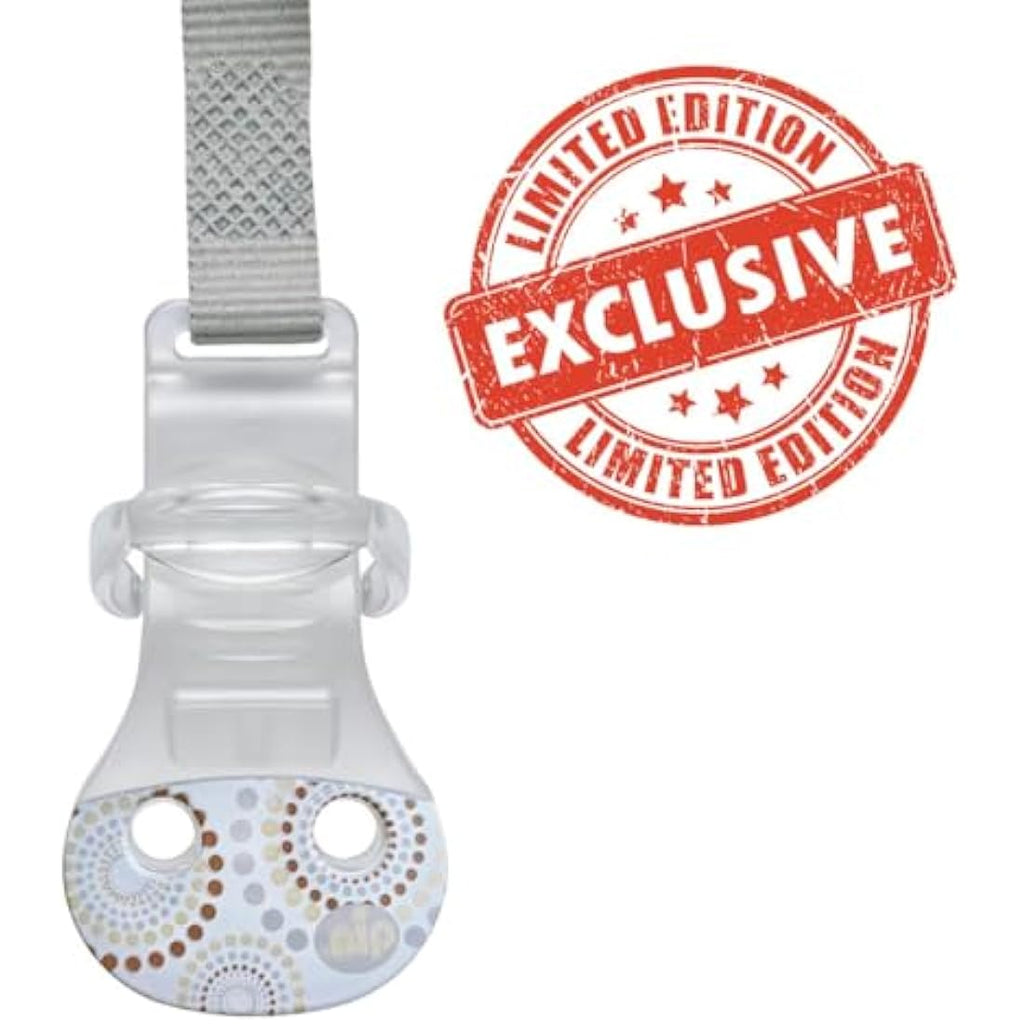 Nip Dummy Strap with Silicone Ring - Set of 2 Pacifier Holders