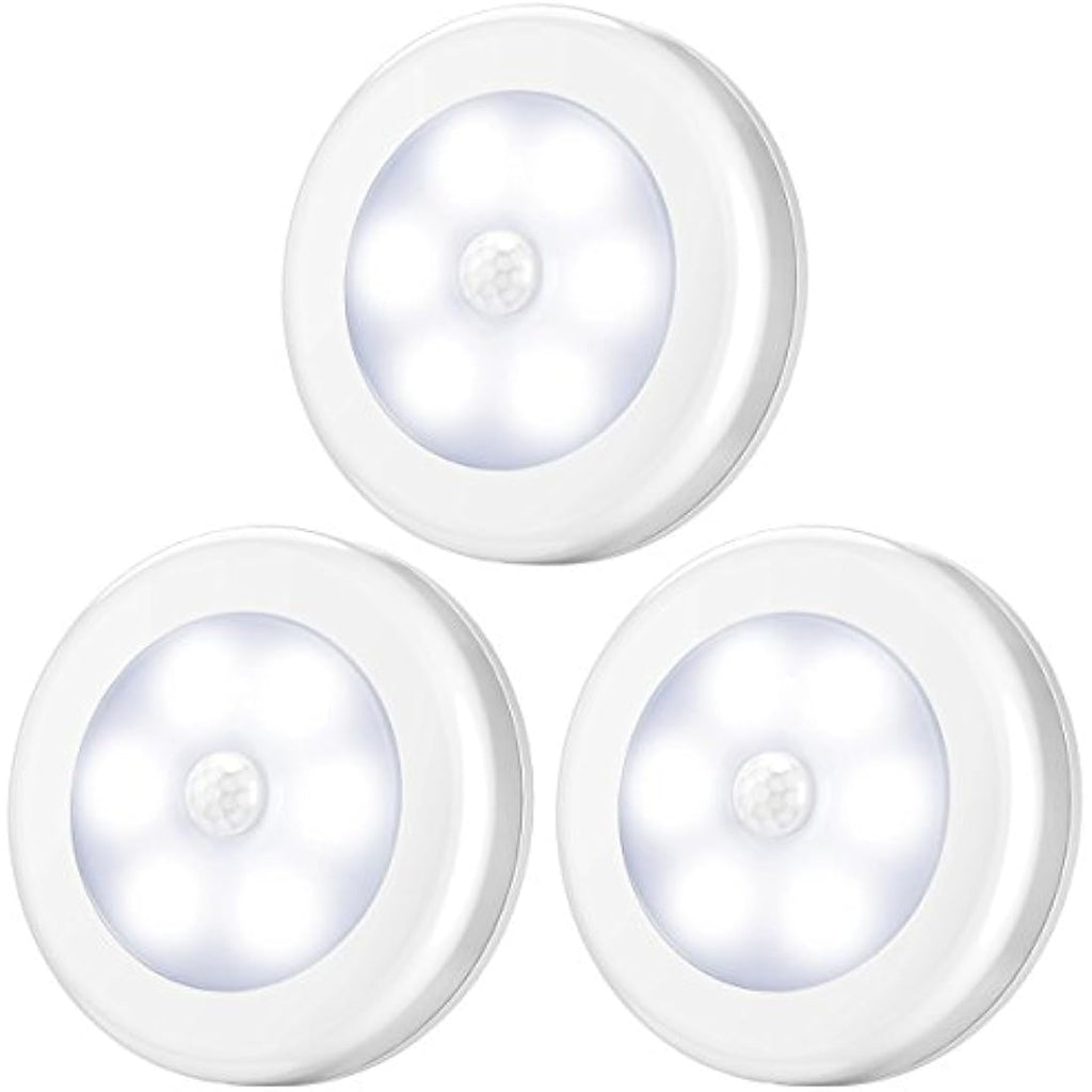 AMIR Motion Sensor Night Light – 3 Pack Battery Powered LED Closet Lights
