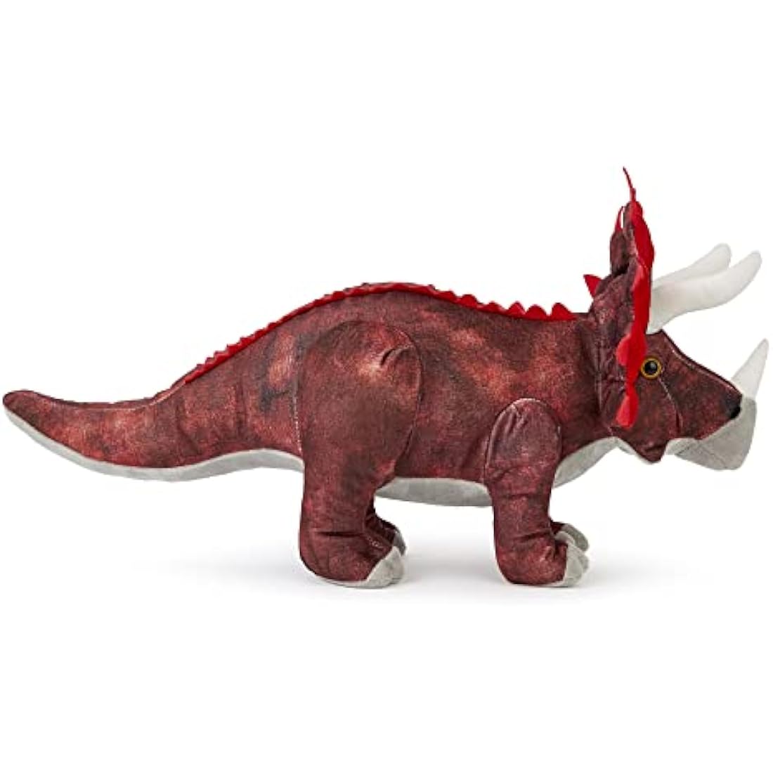 Zappi Co Triceratops Dinosaur Plush Toy - Large 53cm Stuffed Animal