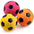 Chiwava Squeaky Latex Dog Footballs | 3-Pack Interactive Fetch Toys