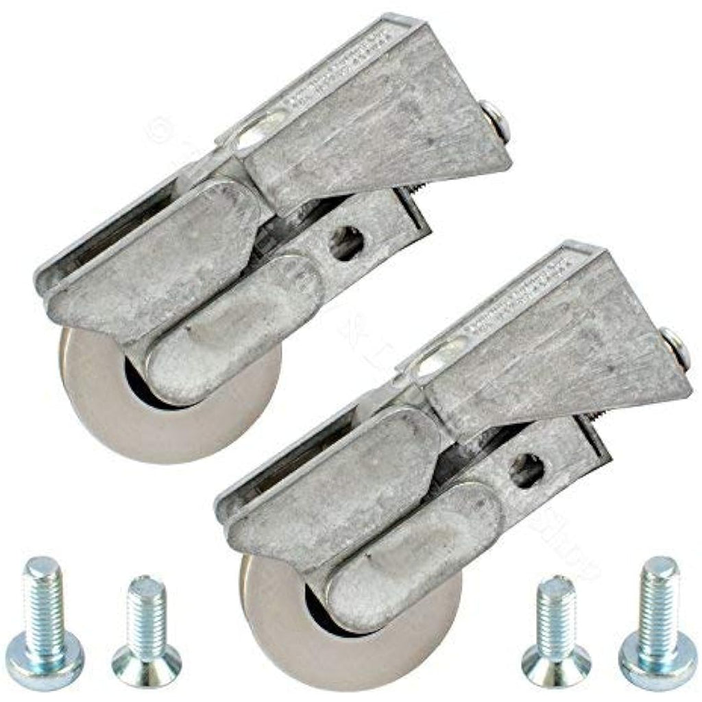 CA865 Patio Door Roller Wheels | 38mm Stainless Steel Pair