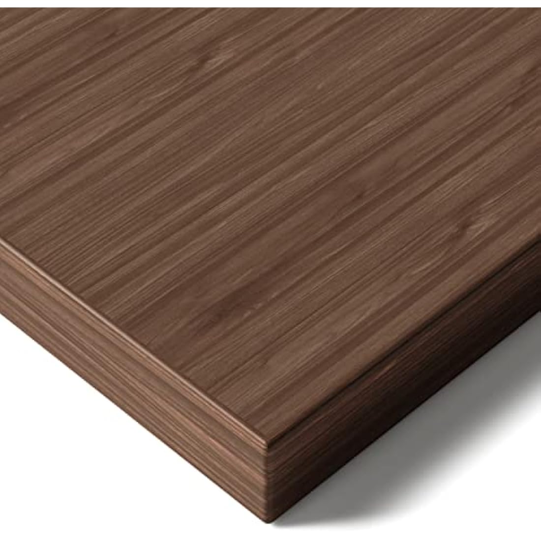 Desktronic 160x80cm Walnut Table Top – 25mm Sturdy FSC Wood Desk Surface