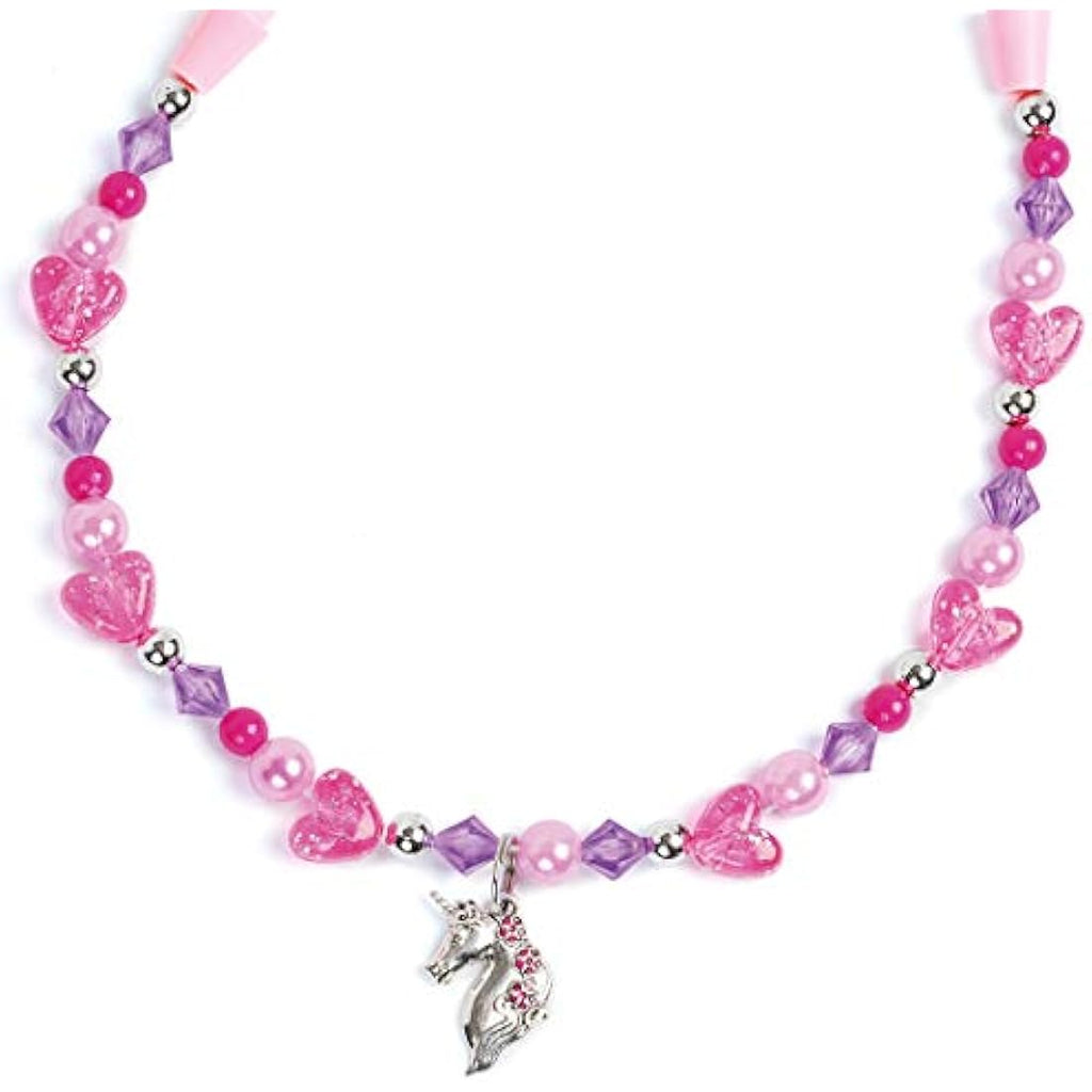 Jolof Store Unicorn Charm Jewellery Kit – DIY Bracelet & Necklace Set