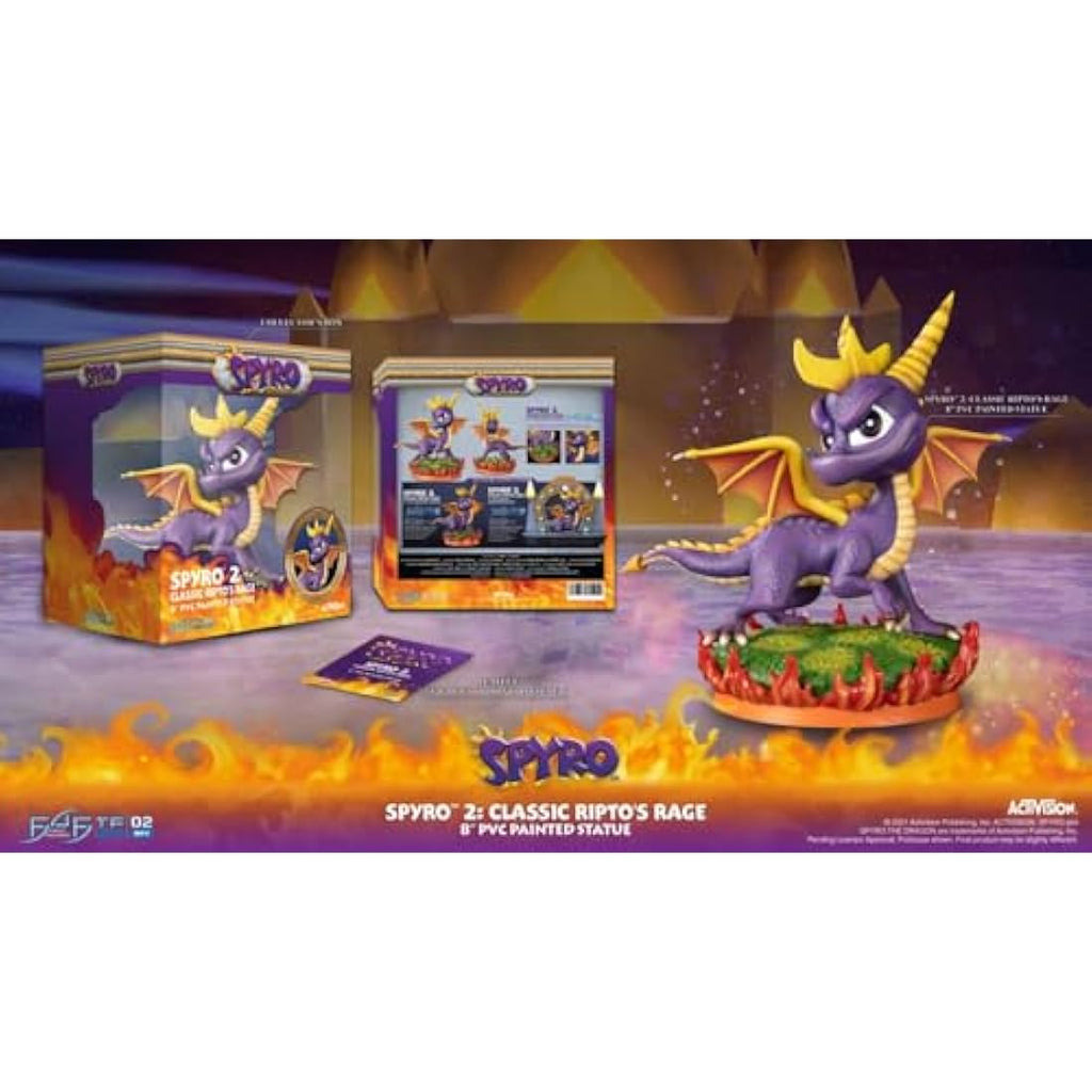 First4Figures Spyro the Dragon PVC Figurine – Ripto's Rage Edition
