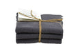 Solwang Knitted Cotton Cleaning Cloths | Dark Grey 3-Pack | 25x25cm