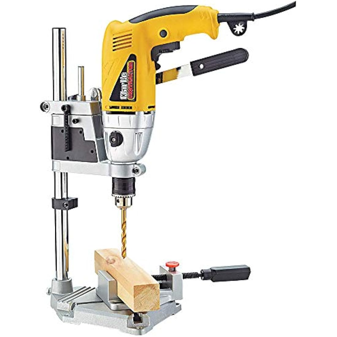 Clarke CDS3 Drill Stand with Vice – Adjustable Depth Stop for Drills