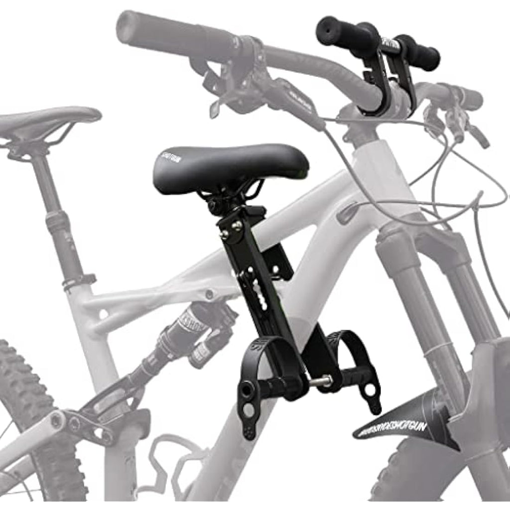 Kids Ride Shotgun Front Mounted Child Bike Seat & Handlebar Combo