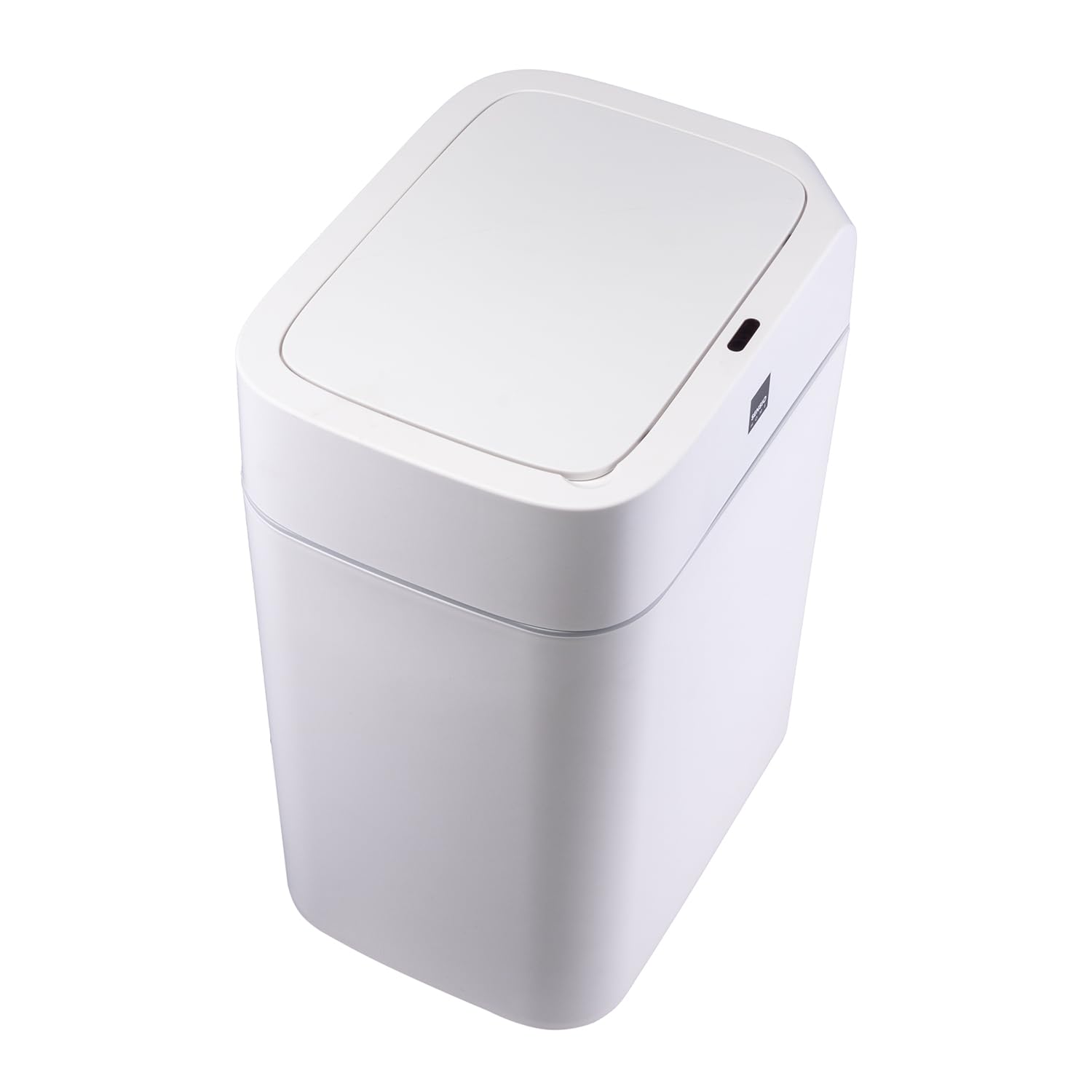 Sensio Home 2-Pack Waterproof Motion Sensor Trash Cans (12L & 16L) - White