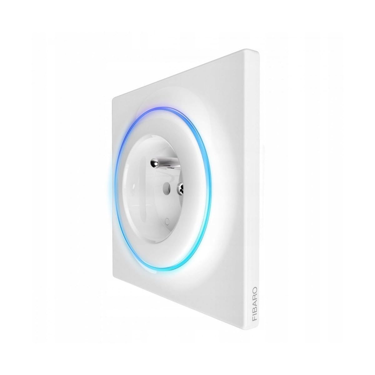 Fibaro Walli Type E Smart Outlet – Z-Wave Plus Socket with Energy Meter