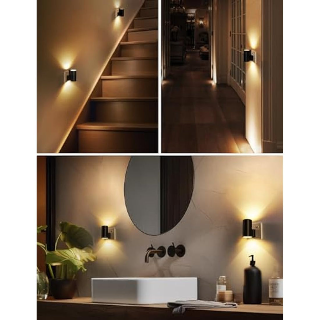 LOHAS Dimmable LED Night Light | Dusk to Dawn Warm White | 2 Pack