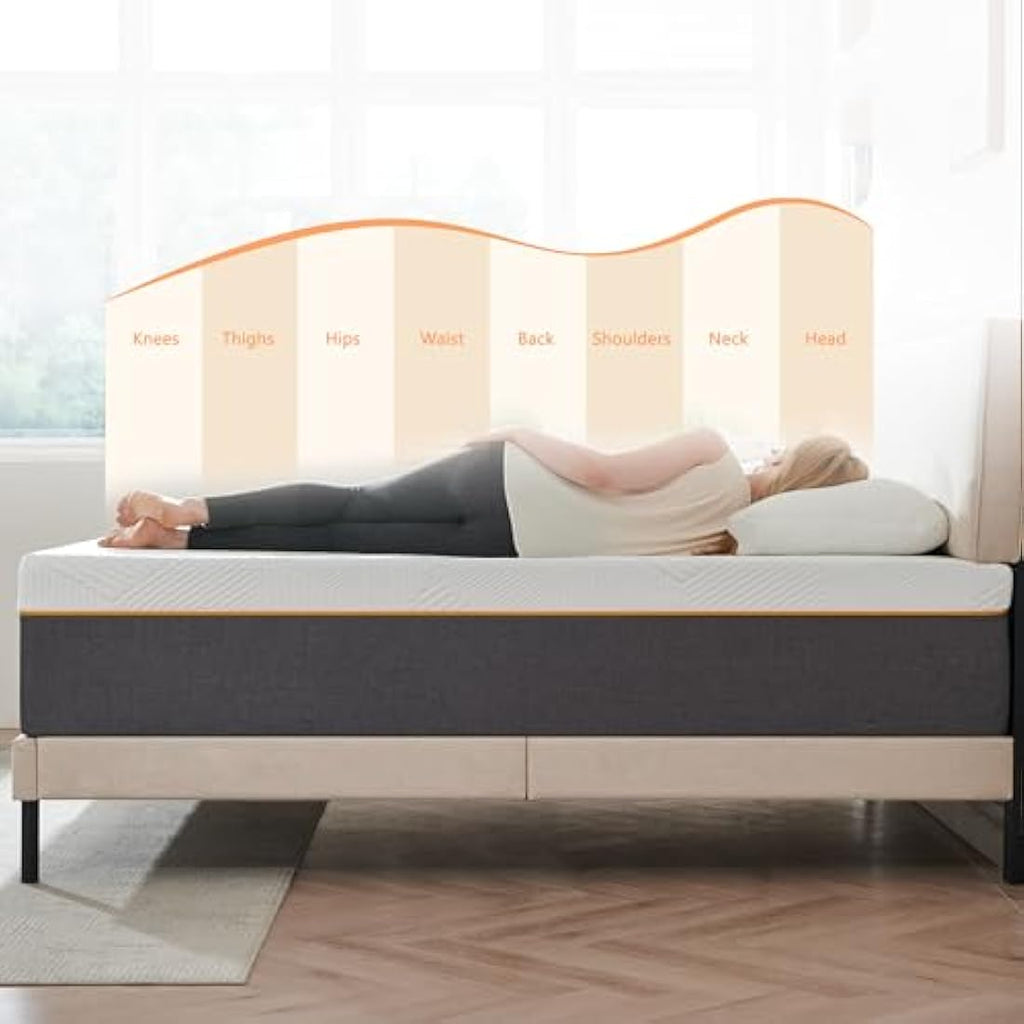 Sleremind Double Memory Foam Mattress | 22cm Medium Firm Orthopedic