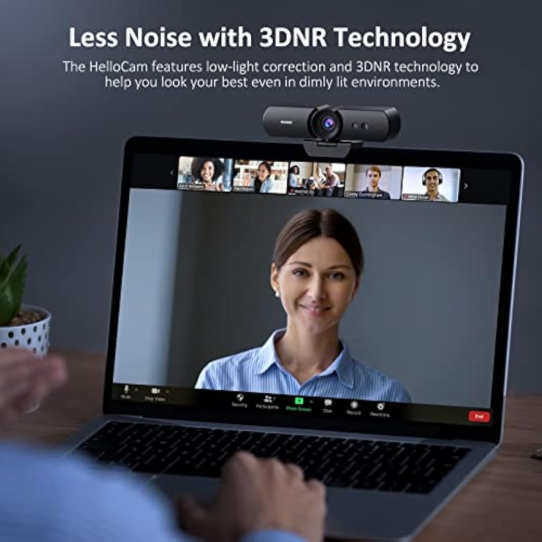NexiGo HelloCam 1080p Webcam with Windows Hello and Auto Privacy Shutter