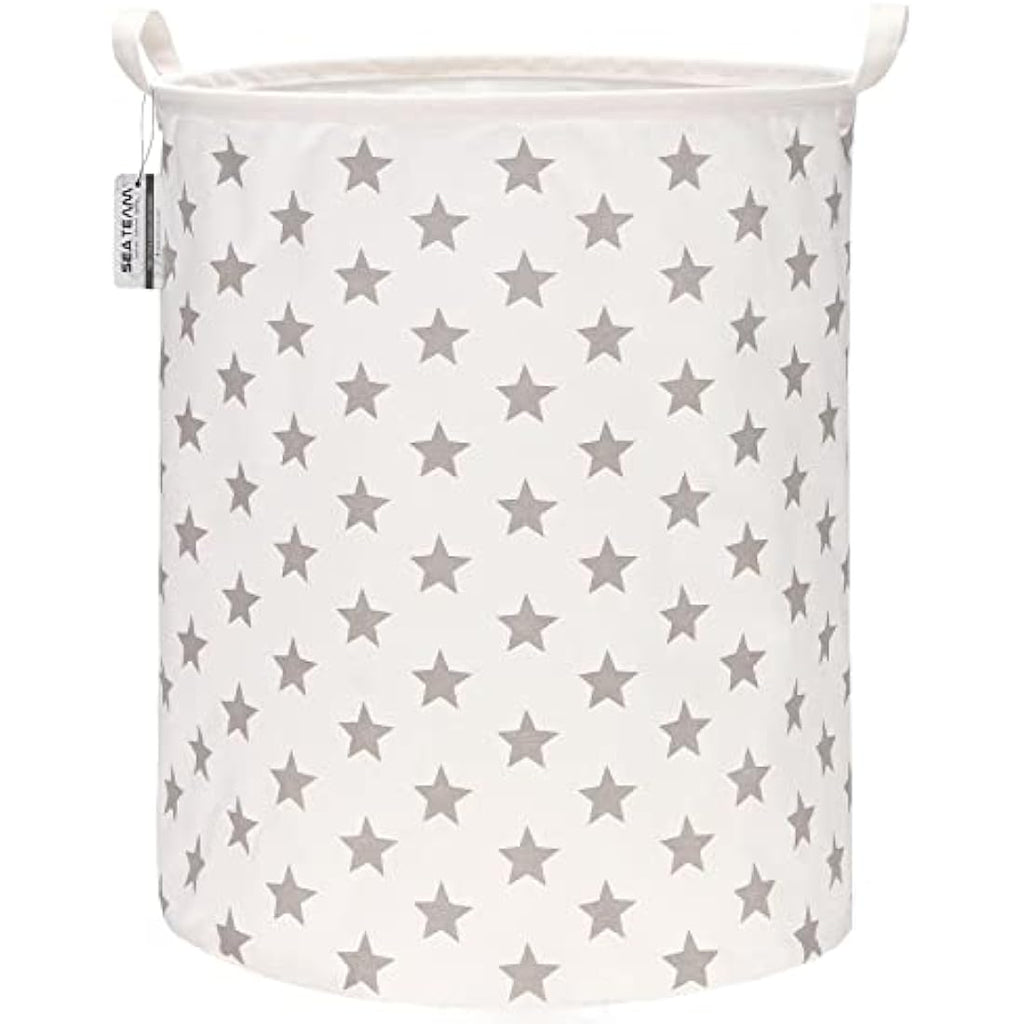 Jolof Store Large Folding Laundry Hamper | Waterproof Ramie Cotton Basket