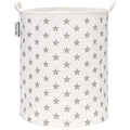 Jolof Store Large Folding Laundry Hamper | Waterproof Ramie Cotton Basket