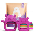 Infatot Koda Koala Teething Mitten 2-Pack | Food-Grade Silicone Teether